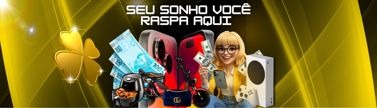 MEGA RASPADA BLACK 🖤💰 - R$10,00 - PRÊMIOS DE ATÉ R$20.000,00